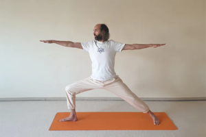 Beitragsbild für den Asanabeitrag über Virabhadrasana – der Krieger